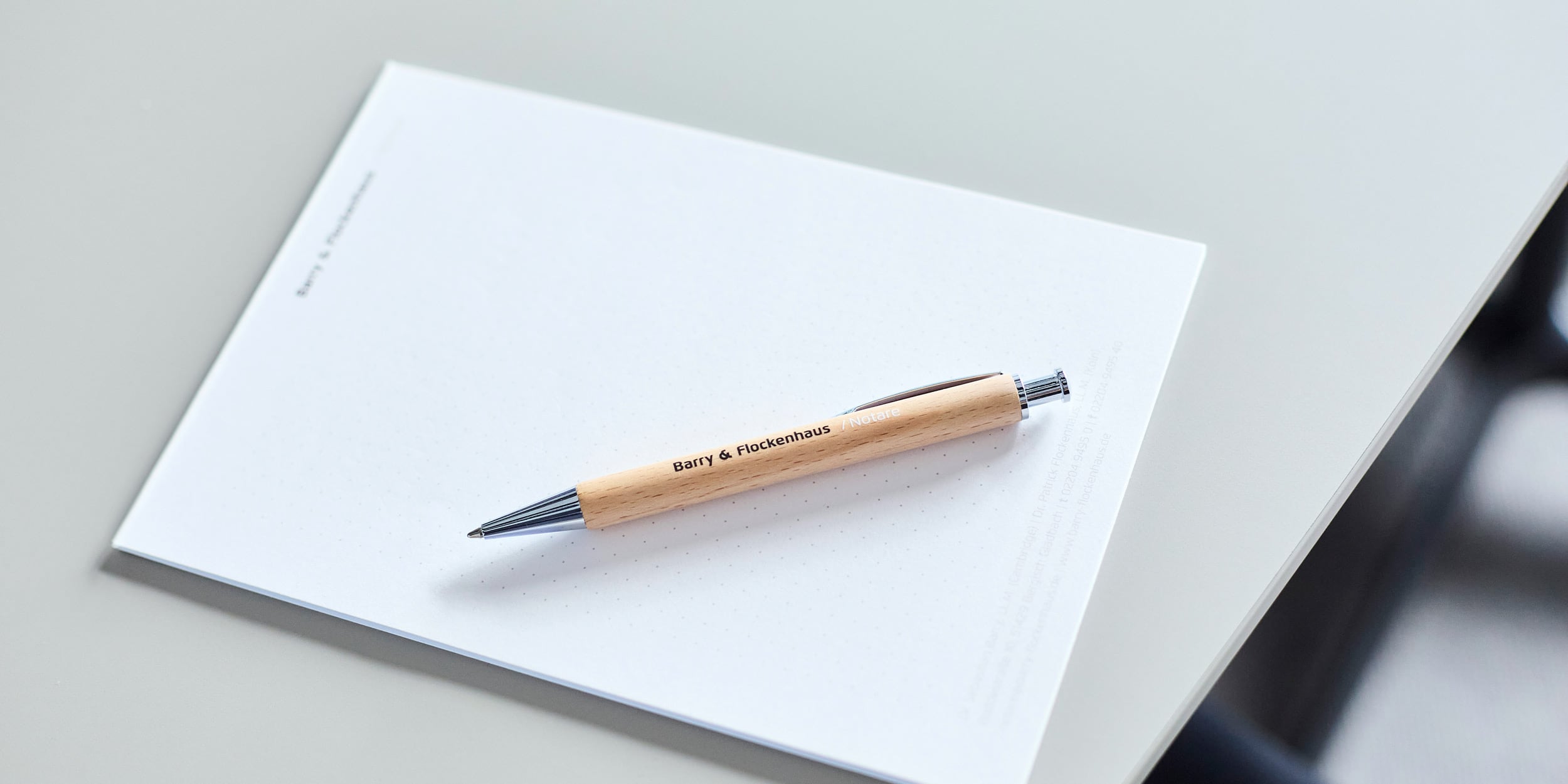 Räumlichkeiten der Notare Barry & Flockenhaus in Bergisch Gladbach